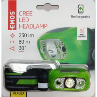 CREE LED nabíjecí čelovka P3534